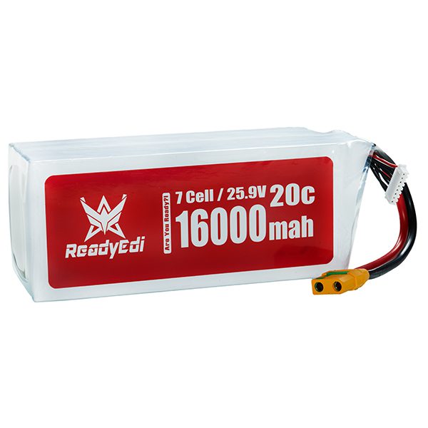 ReadyEdi 16000mAh 25.9V 20C 7S1P UAV Heavy Lift Lipo Battery Pack With XT90 Plug סוללה ליתיום