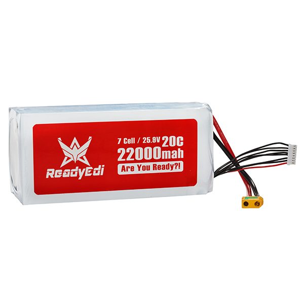 ReadyEdi 22000mAh 25.9V 20C 7S1P UAV Heavy Lift Lipo Battery Pack With XT90 Plug סוללה ליתיום