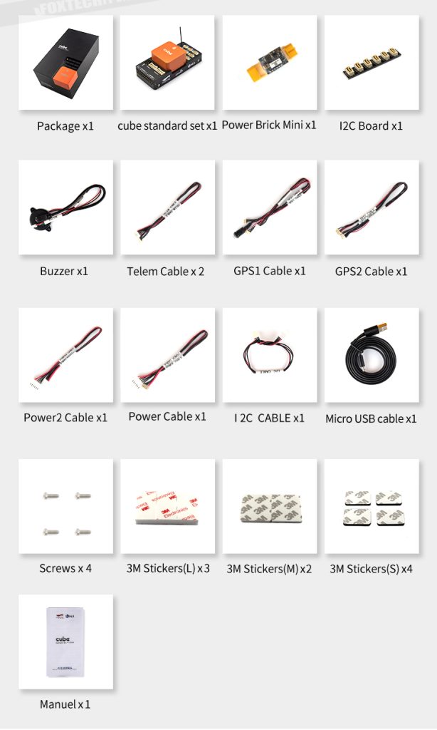 CUBEPILOT – The Cube Orange + (IMU V8) Standard Set (ADS-B function)
