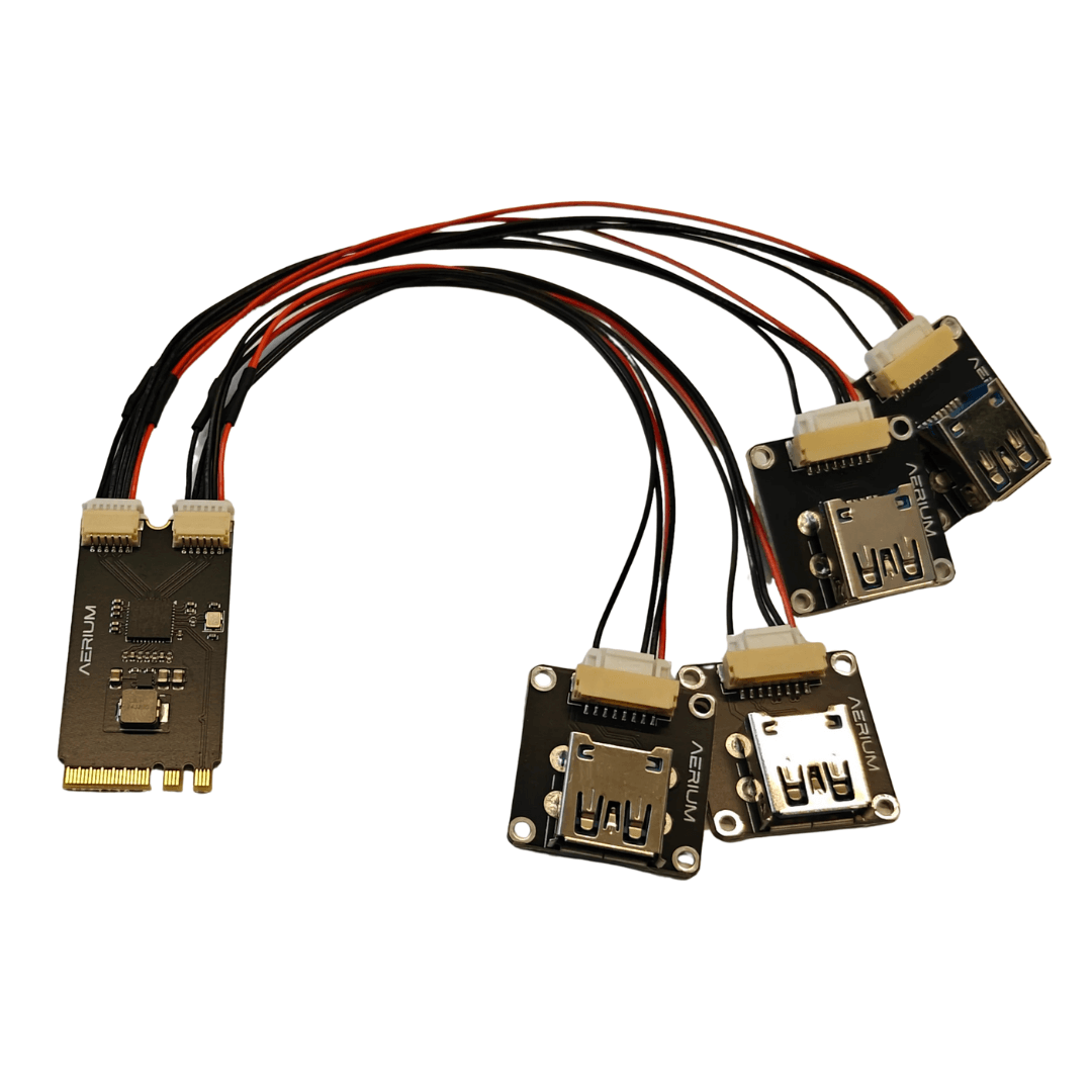 Connexa - M.2 Key A/E USB2.0 Hub