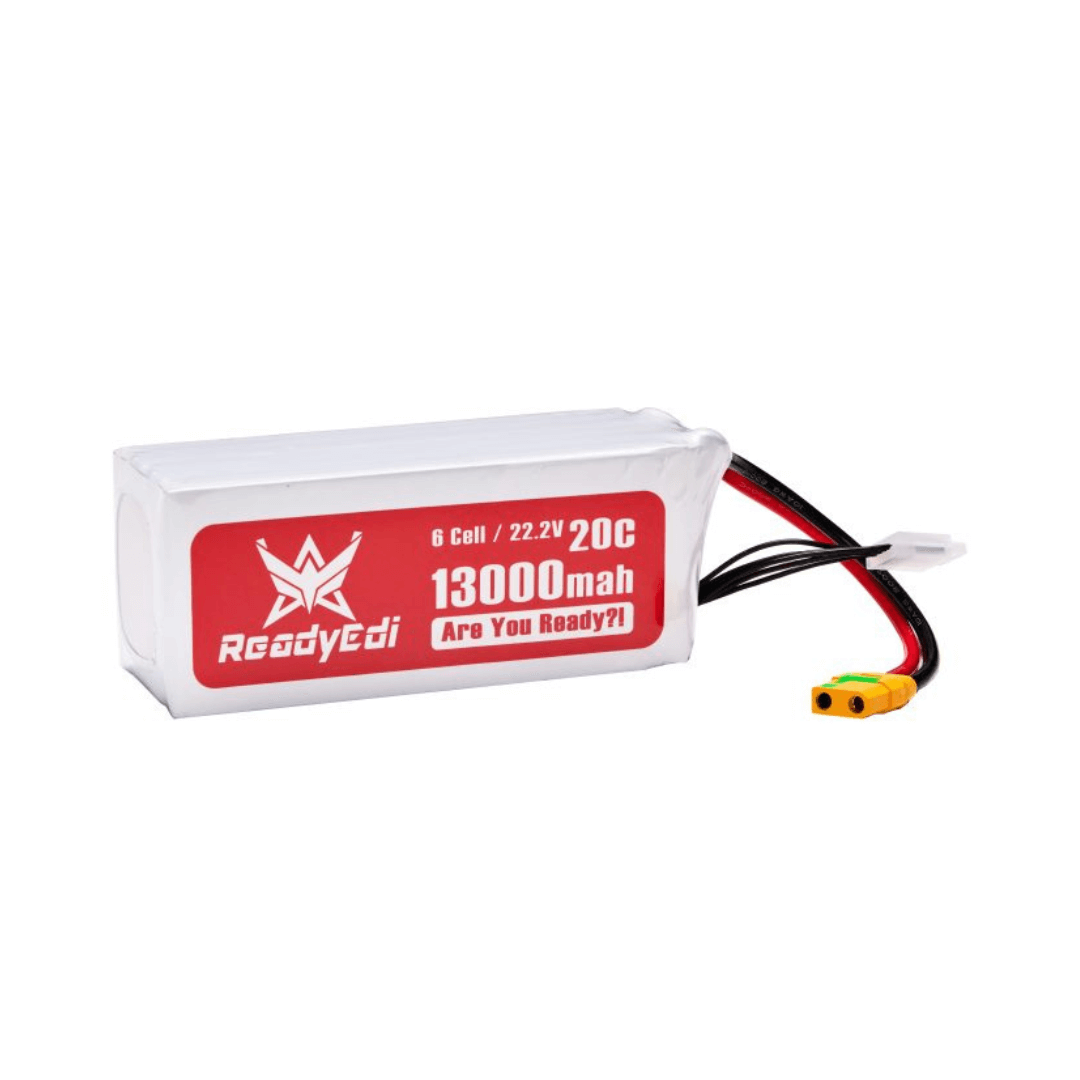 ReadyEdi 13000mAh 22.2V 20C 6S1P UAV Heavy Lift Lipo Battery Pack With XT90 Plug