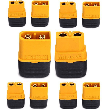 Amass XT60 H Connectors (5 Pair Male + Female)
