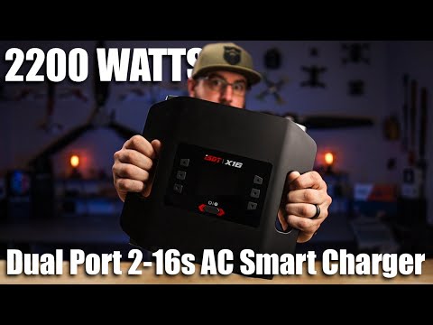 iSDT X16 Professional Dual Channel AC/DC Smart Charger – 1100W 20A 2-16S